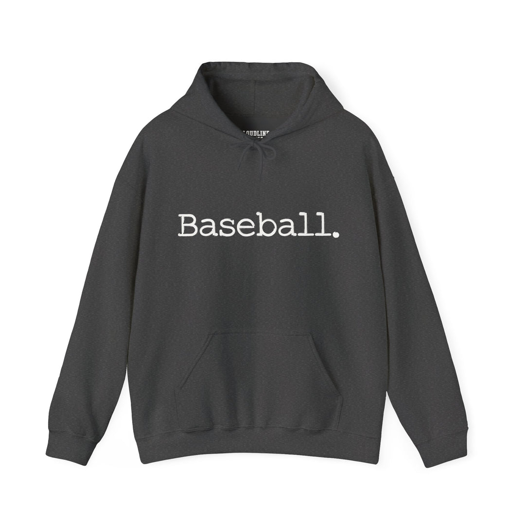 Typewriter Design Baseball Unisex Adult Hooded Sweatshirt