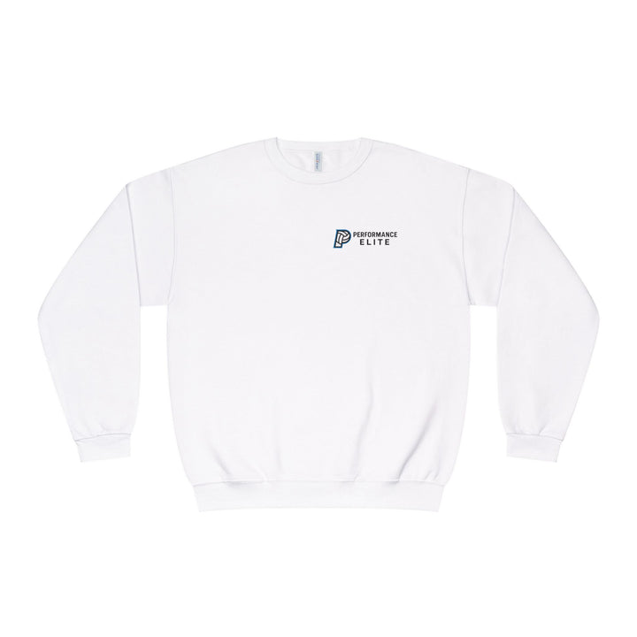Performance Elite Unisex Adult Mid-Level Crewneck Sweatshirt w/Front &amp; Back Logo