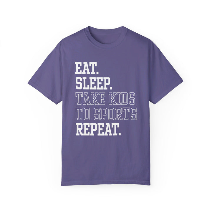 Eat Sleep Take Kids To Sports Repeat Unisex Adult Premium T-Shirt