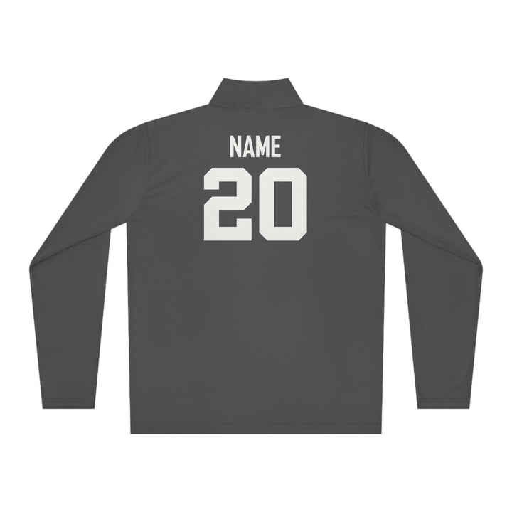 Wheeling Lightningbirds Unisex Adult Long Sleeve Quarter-Zip Pullover - Bird Logo Only