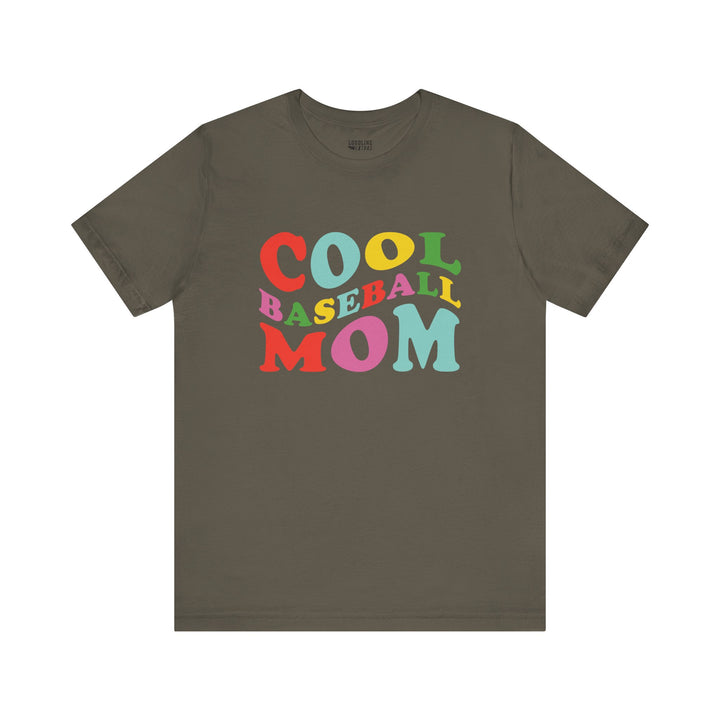 Cool Baseball Mom Unisex Adult T-Shirt