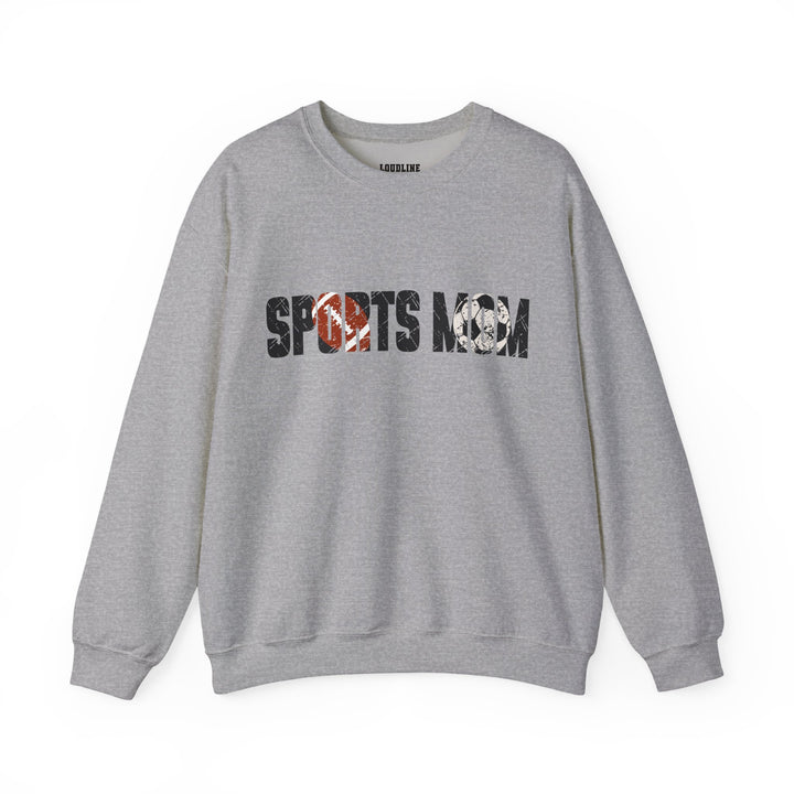 Sports Mom Unisex Adult Crewneck Sweatshirt