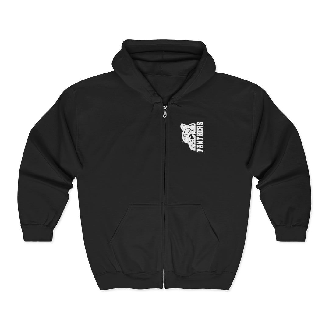 Crown Point Panthers Unisex Adult Full Zip Hooded Sweatshirt