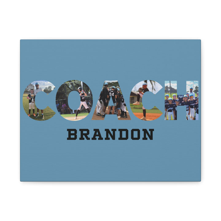 Coach Photo Letter Matte Canvas