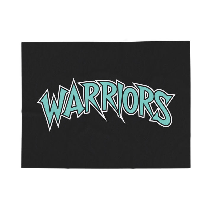 Warriors Velveteen Plush Blanket
