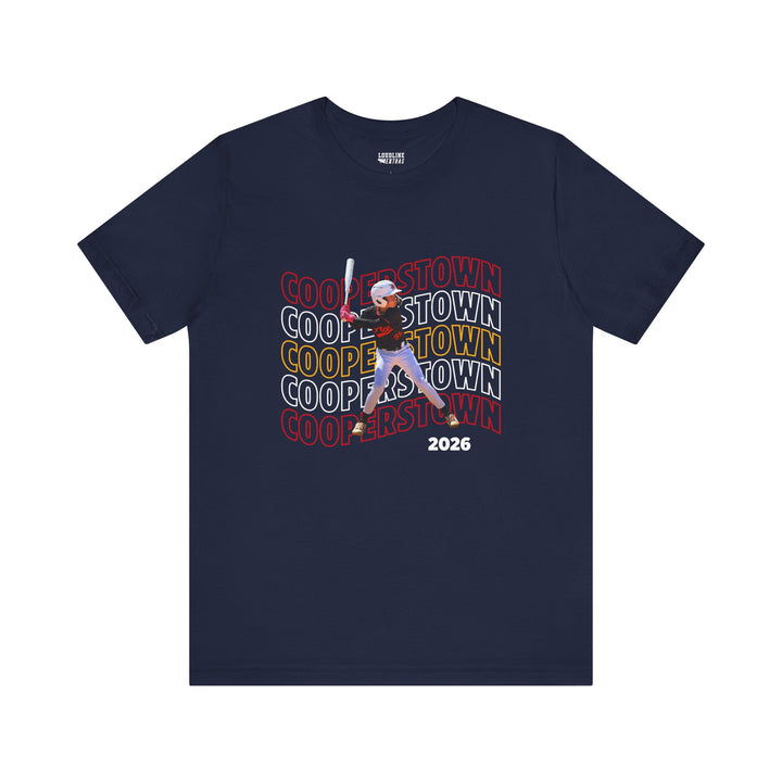 Cooperstown Picture Wavy Name Design - Unisex Adult Basic T-Shirt