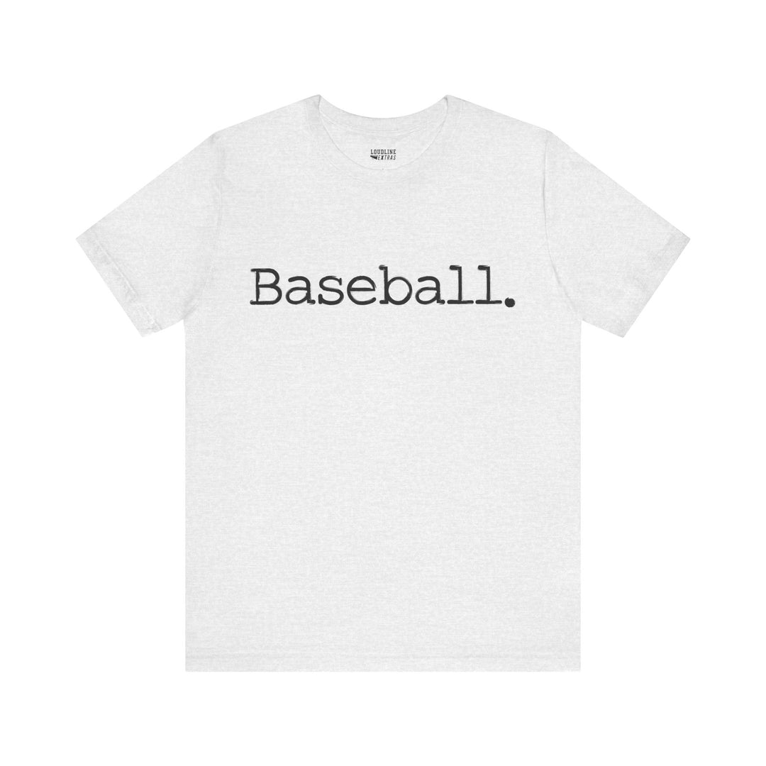 Typewriter Design Baseball Unisex Adult T-Shirt