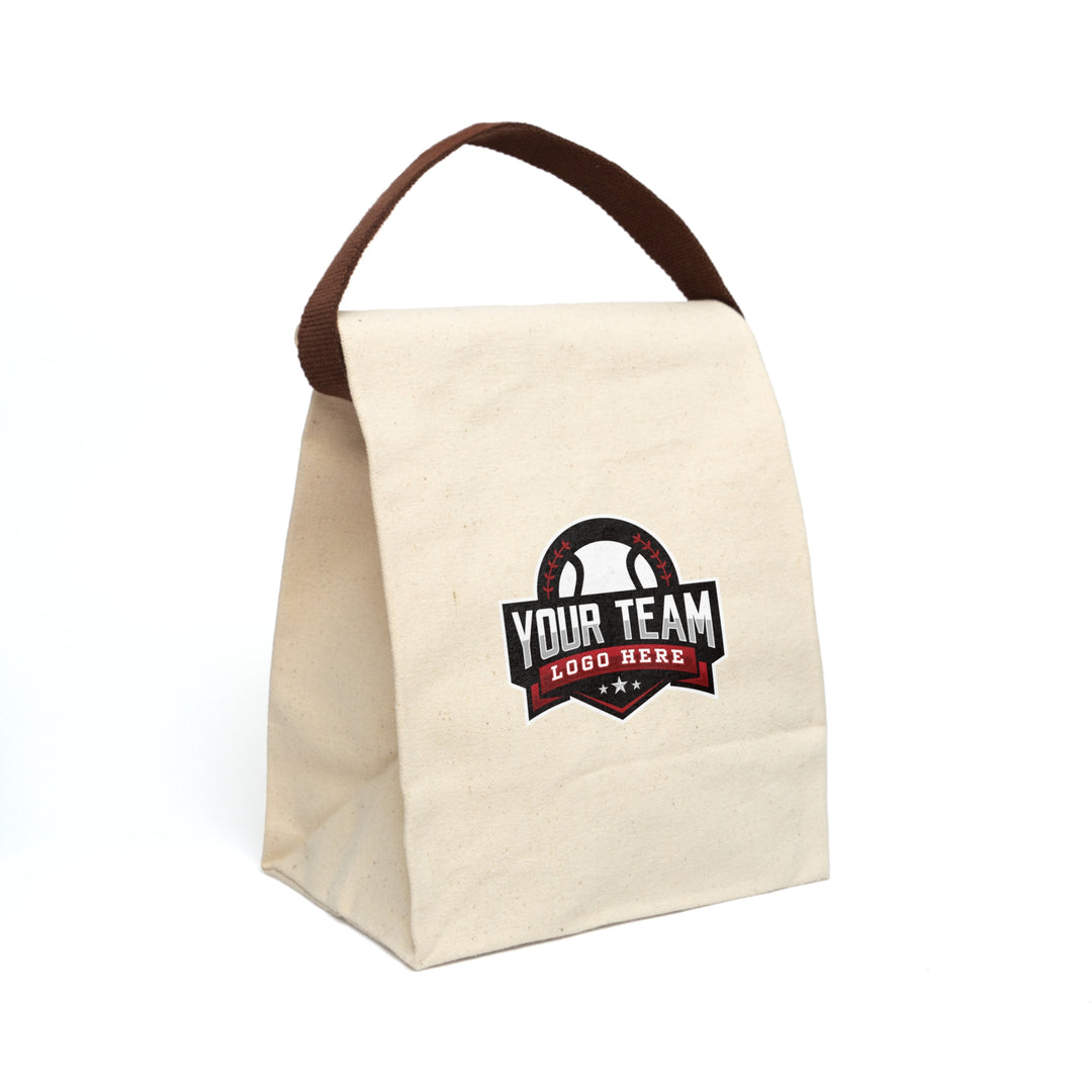 Canvas Lunch/Snack Bag With Strap