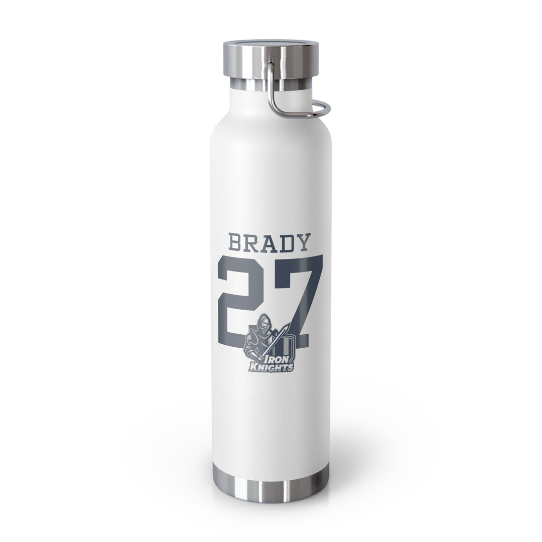 Iron Knights 22oz Bottle - Last Name &amp; Number w/Knight Design