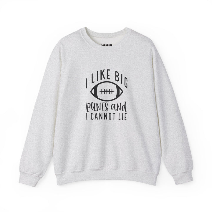 I Like Big Punts Football Unisex Adult Crewneck Sweatshirt