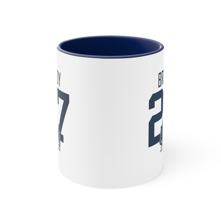 Iron Knights 11 oz Accent Mug - Last Name &amp; Knight Design