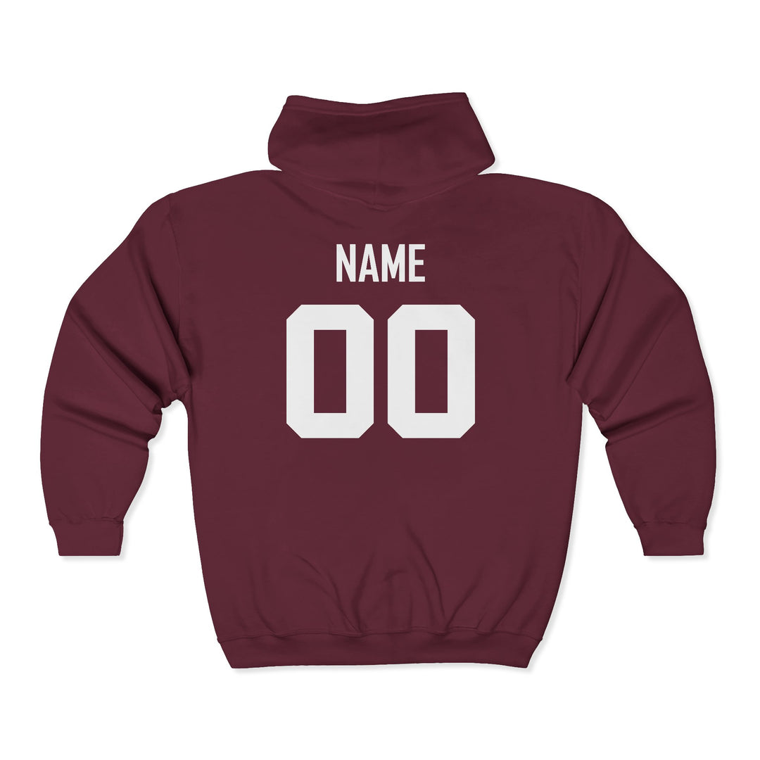 Unisex Adult Full Zip Hooded Sweatshirt - DTG