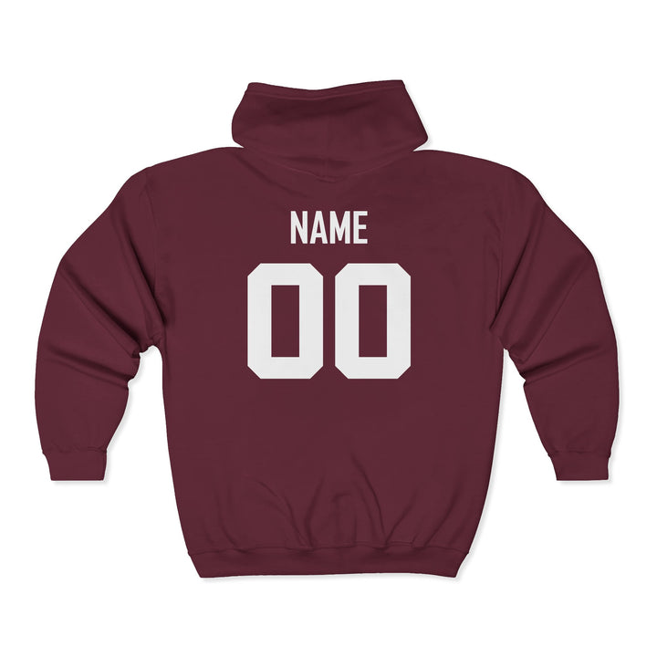 Unisex Adult Full Zip Hooded Sweatshirt - DTG
