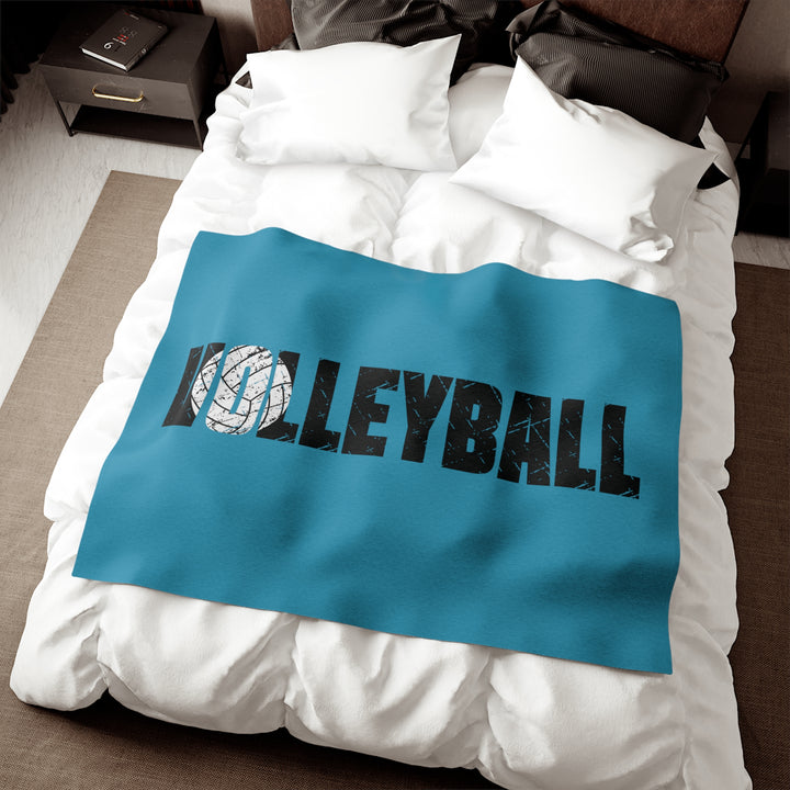 Volleyball Sweatshirt Blanket