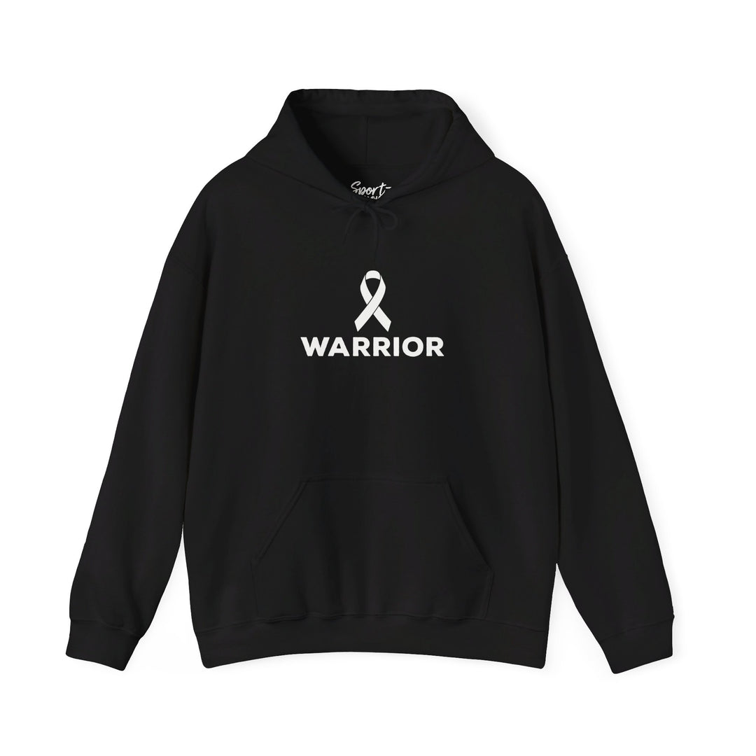 Cancer Ribbon Warrior Adult Unisex Hooded Sweatshirt