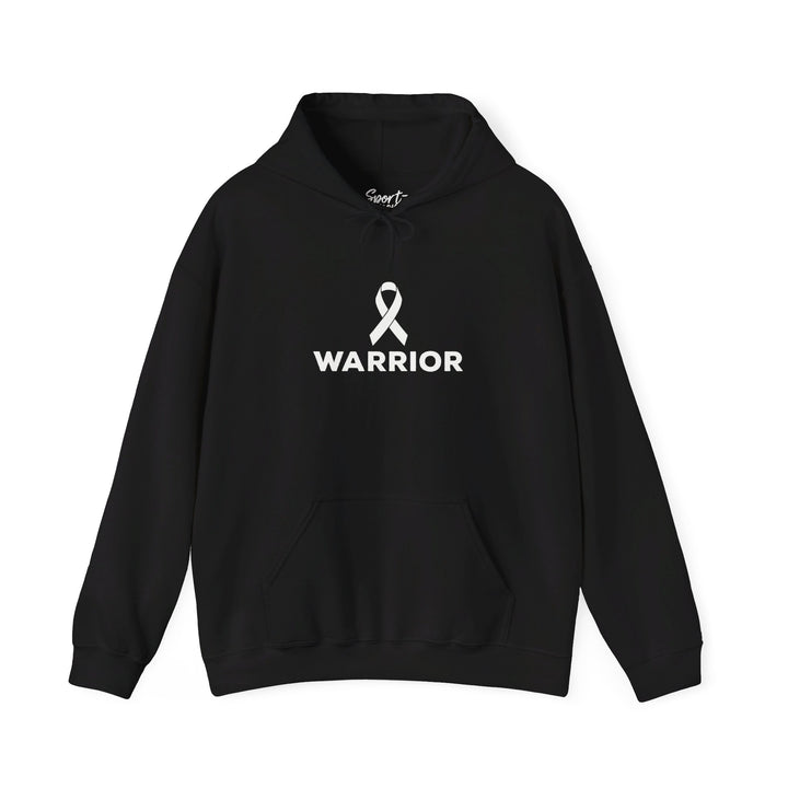 Cancer Ribbon Warrior Adult Unisex Hooded Sweatshirt