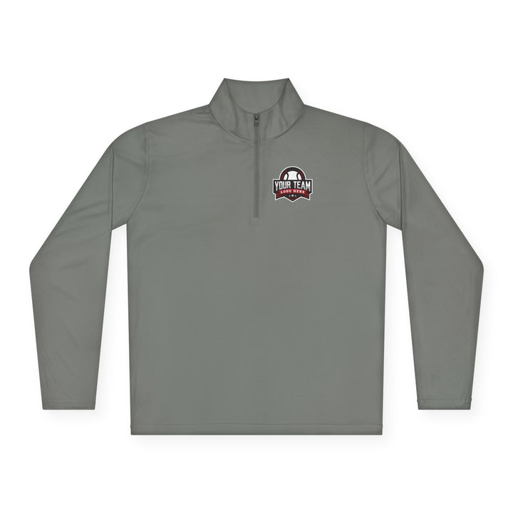 Unisex Adult Long Sleeve Quarter-Zip Pullover