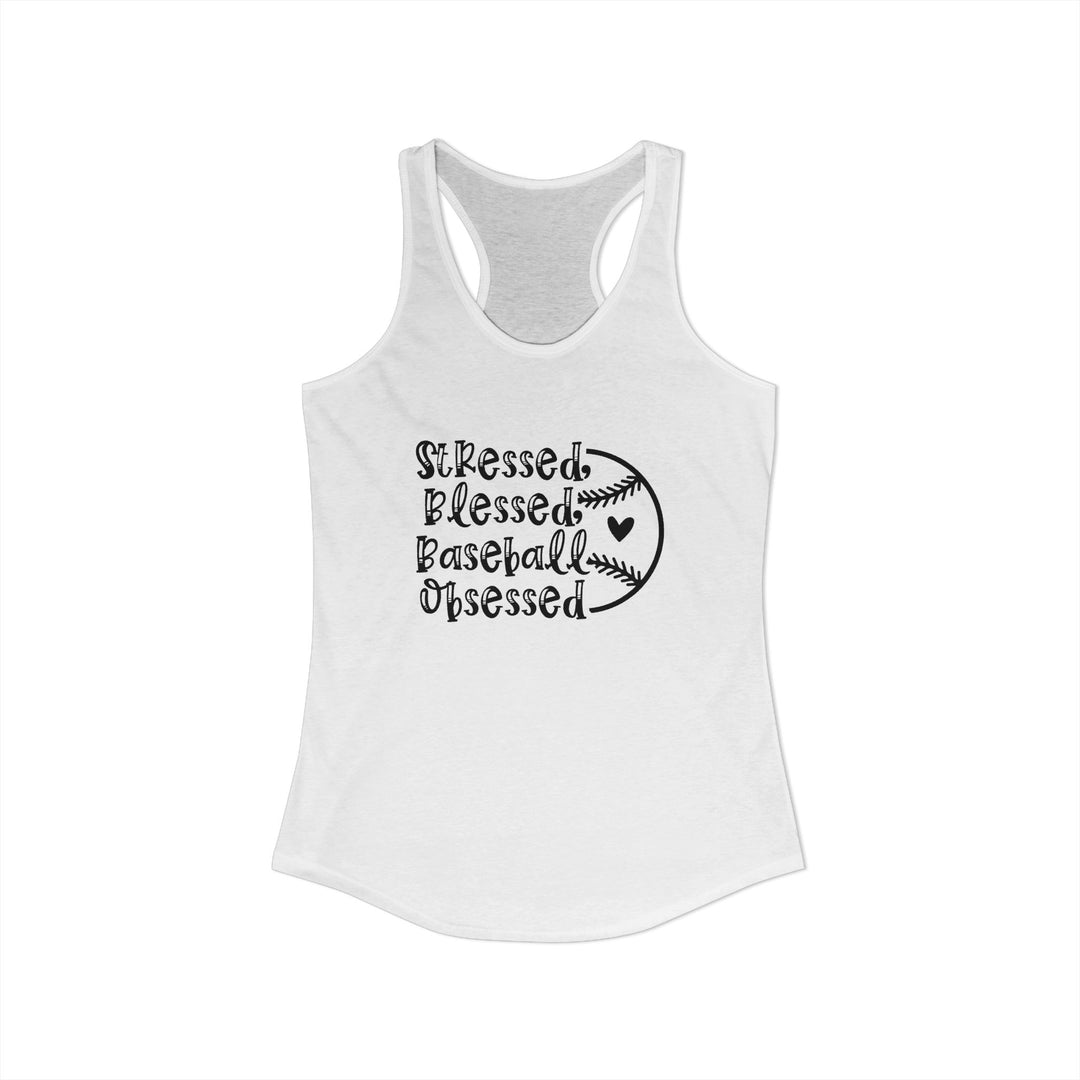 Stressed Blessed Baseball Obsessed Women&