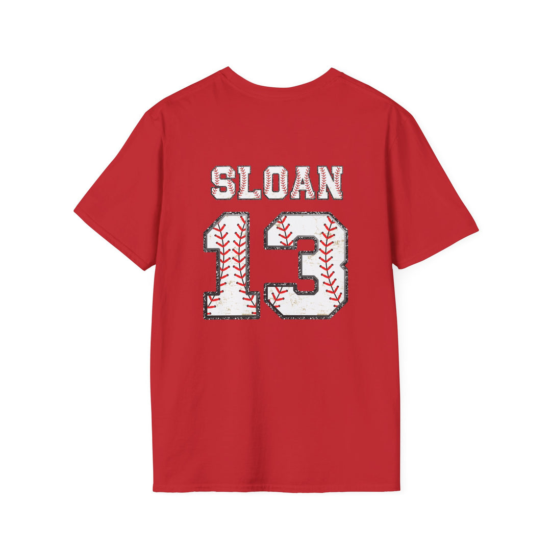 Iron Knights Adult Unisex T-Shirt w/Flag Design &amp; Name and Number on Back