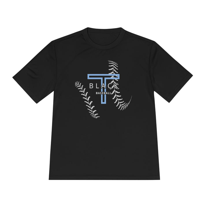 T-Black Dugout Unisex Adult Moisture Wicking T-Shirt