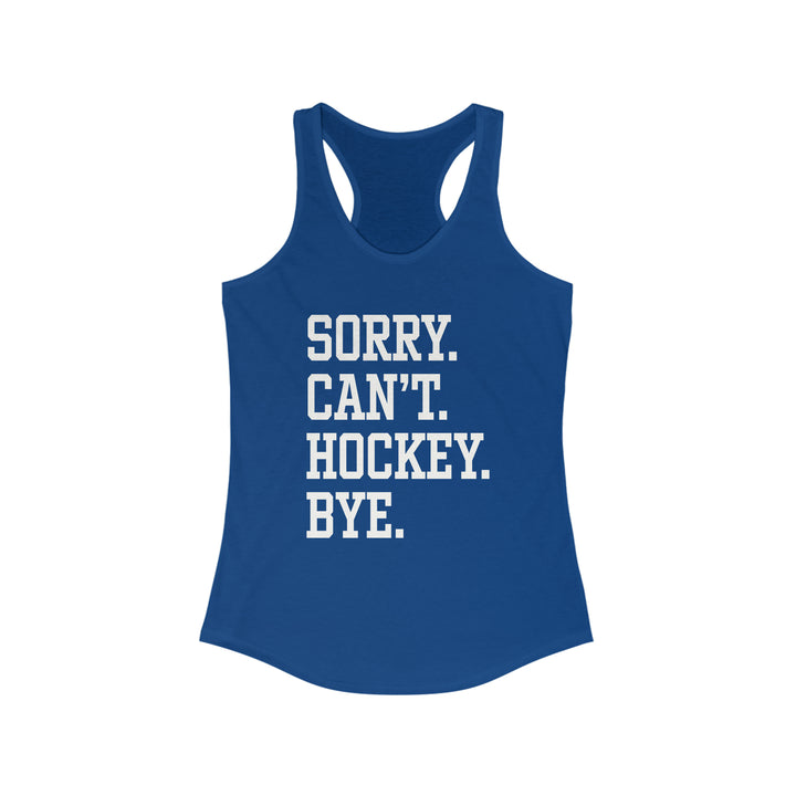 Sorry Can&