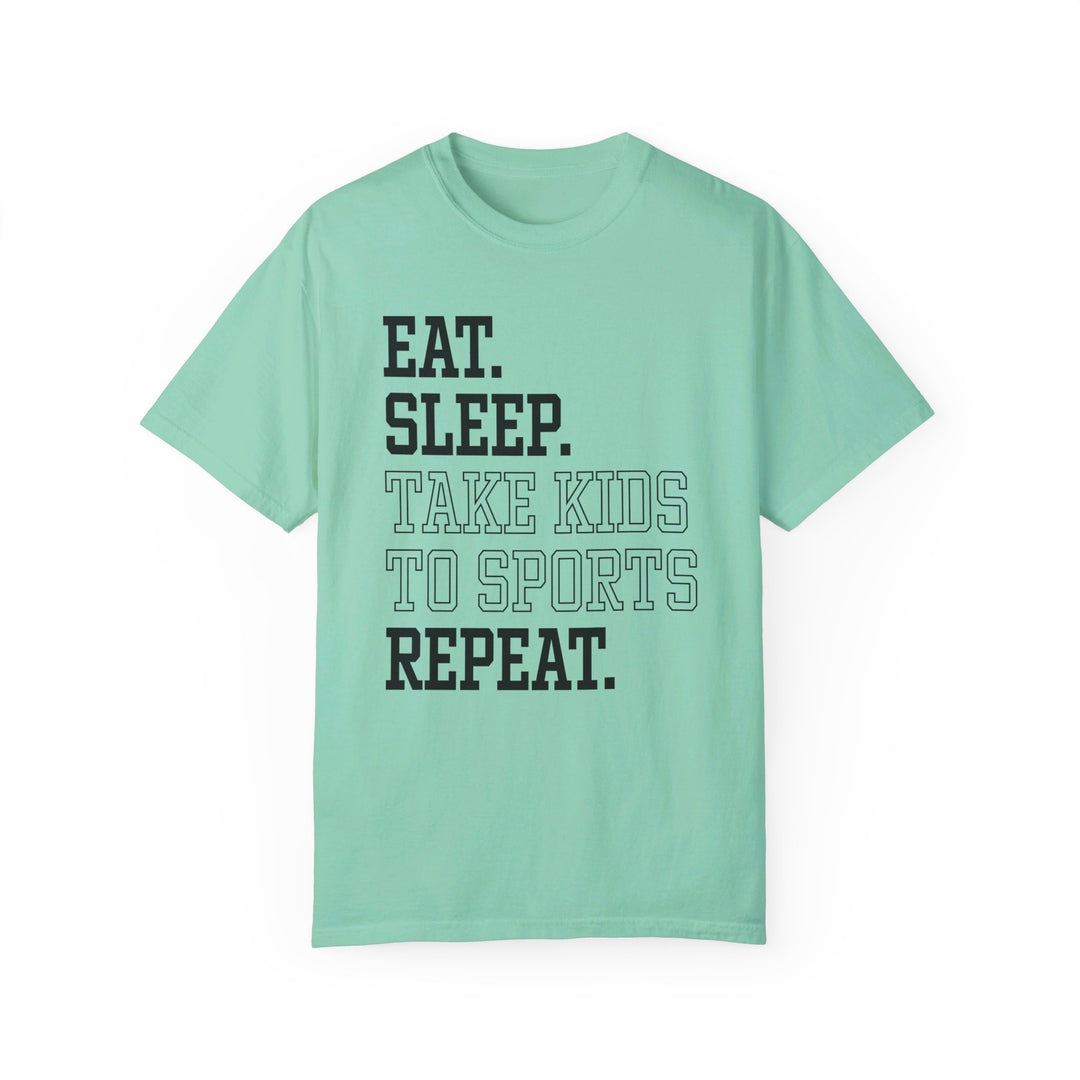 Eat Sleep Take Kids To Sports Repeat Unisex Adult Premium T-Shirt