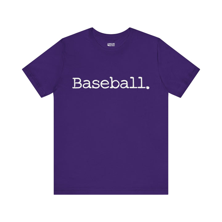 Typewriter Design Baseball Unisex Adult T-Shirt