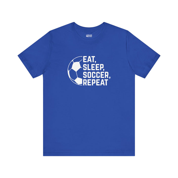 Eat Sleep Soccer Repeat Unisex Adult T-Shirt