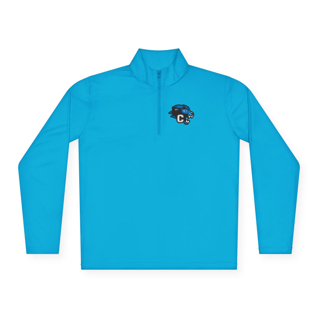 Canton Lions Youth Football &amp; Cheer Unisex Adult Long Sleeve Quarter-Zip Pullover