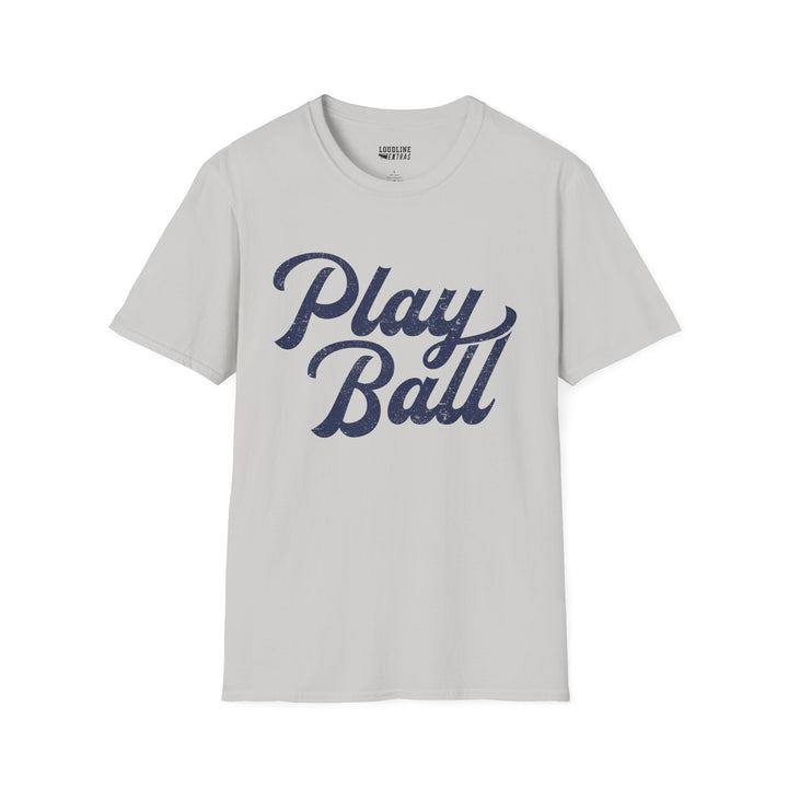 Play Ball Unisex Adult Baseball T-Shirt