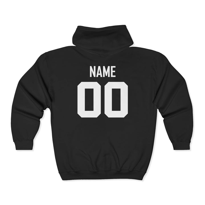 Crown Point Panthers Unisex Adult Full Zip Hooded Sweatshirt