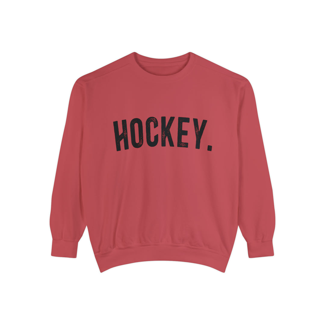 Rustic Design Hockey Unisex Adult Premium Crewneck Sweatshirt