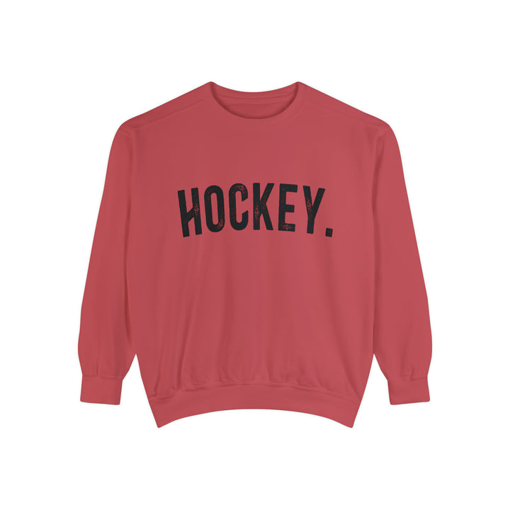 Rustic Design Hockey Unisex Adult Premium Crewneck Sweatshirt