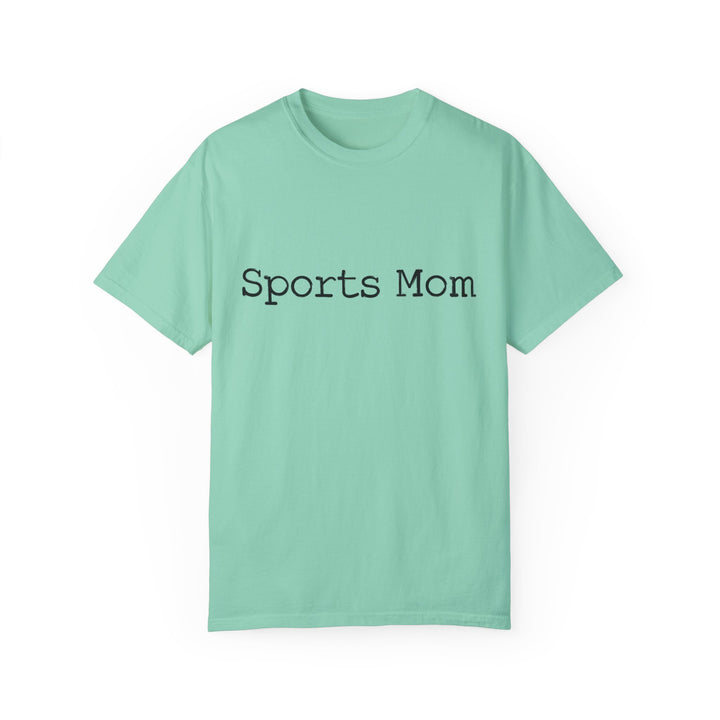 Sports Mom Unisex Adult Premium T-Shirt - Typewriter Design