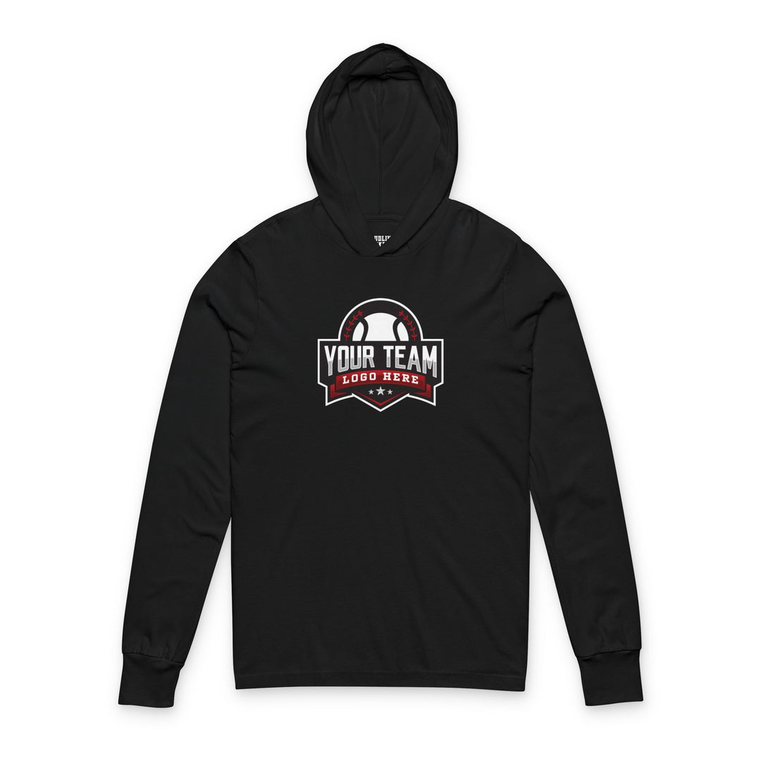 Unisex Adult Hooded Long Sleeve Shirt