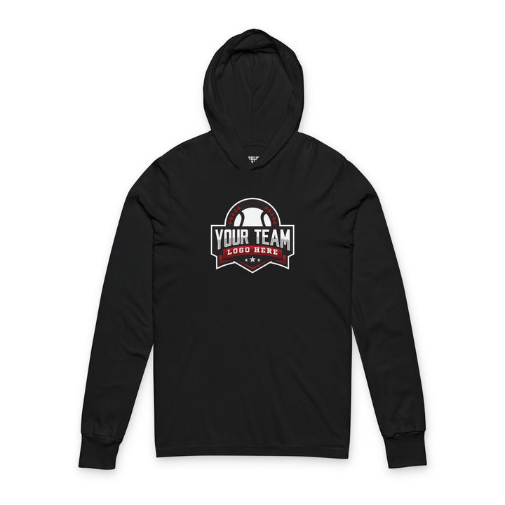 Unisex Adult Hooded Long Sleeve Shirt
