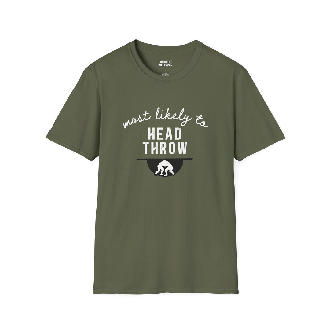 Most Likely To Wrestling Unisex Adult T-Shirt