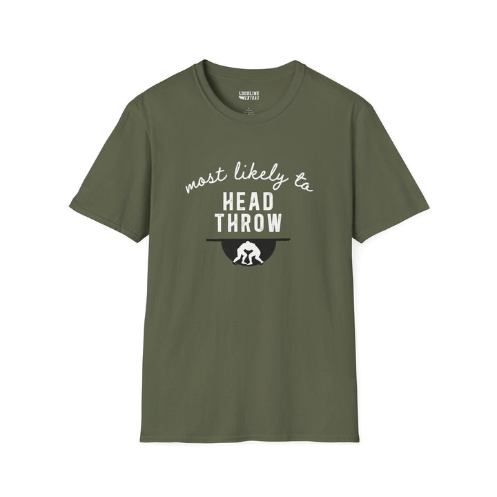 Most Likely To Wrestling Unisex Adult T-Shirt