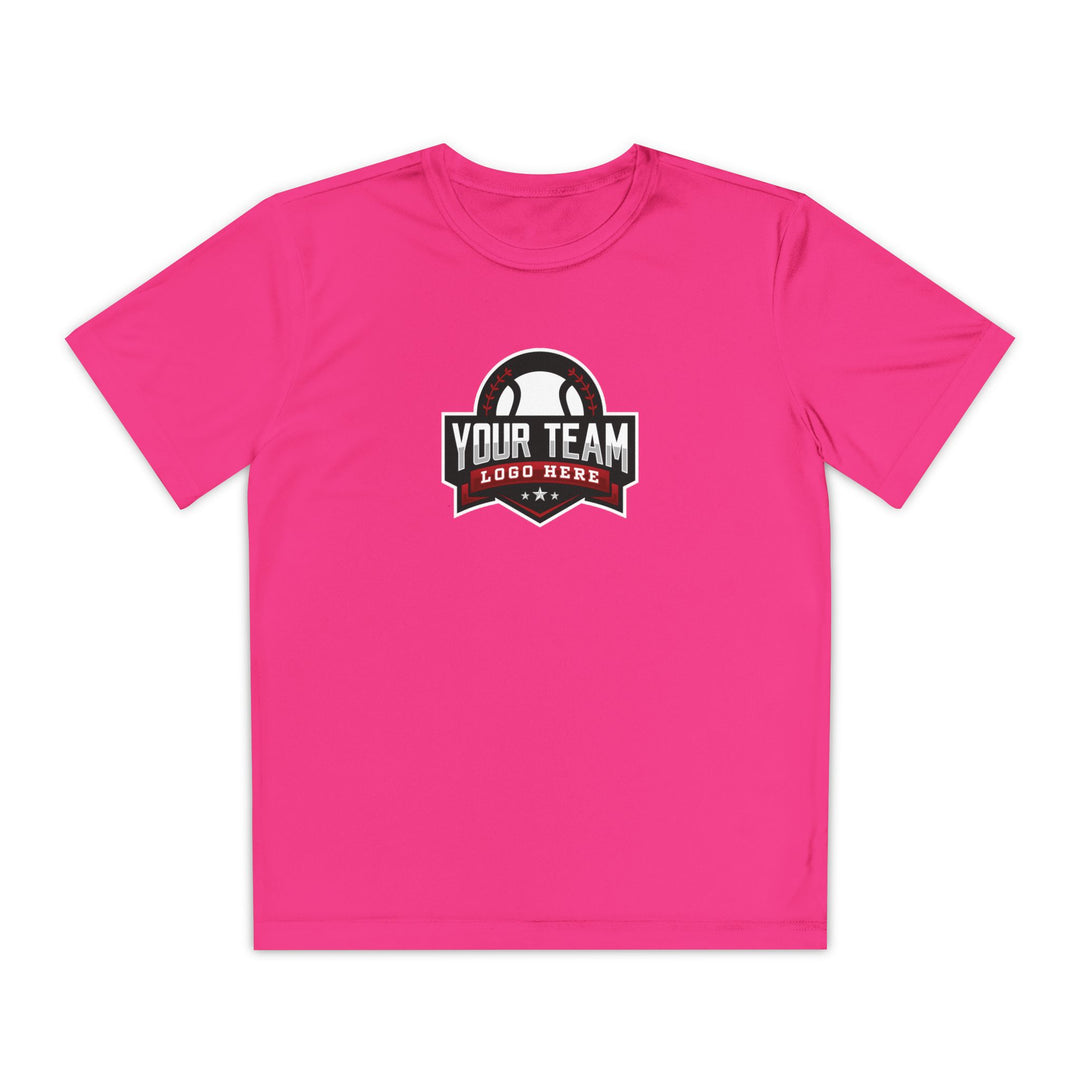 Unisex Youth Moisture Wicking T-Shirt Color Options 1