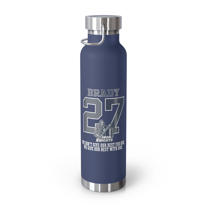 Iron Knights 22oz Bottle - Last Name &amp; Number w/Knight Design