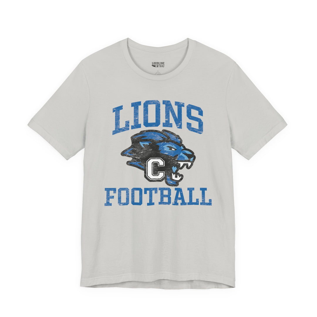 Canton Lions Football &amp; Cheer Unisex Adult Standard T-Shirt - Lions Football Design