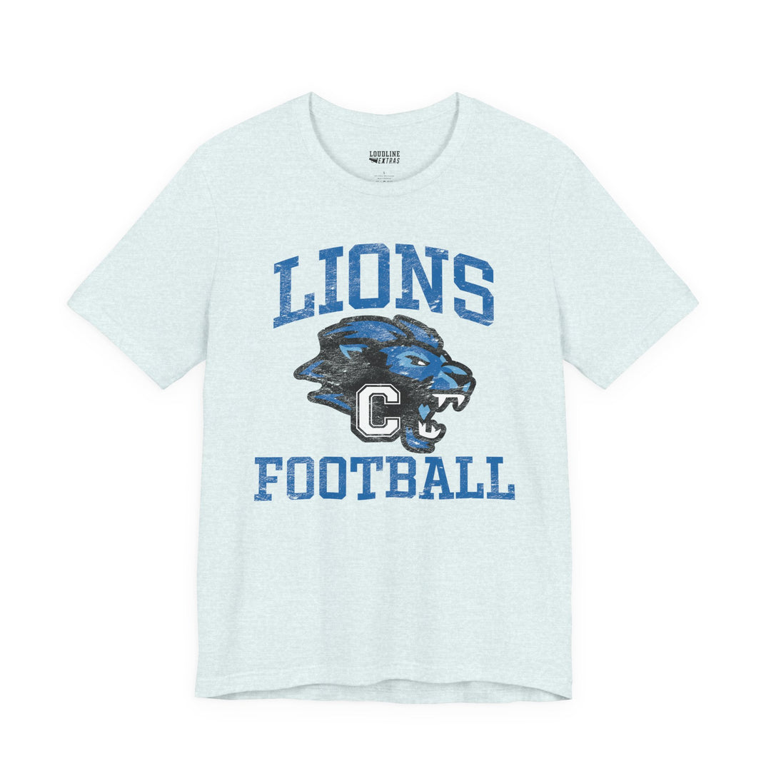 Canton Lions Football &amp; Cheer Unisex Adult Standard T-Shirt - Lions Football Design