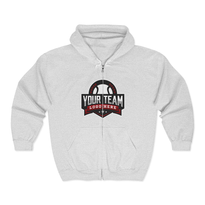 Unisex Adult Full Zip Hooded Sweatshirt - DTG