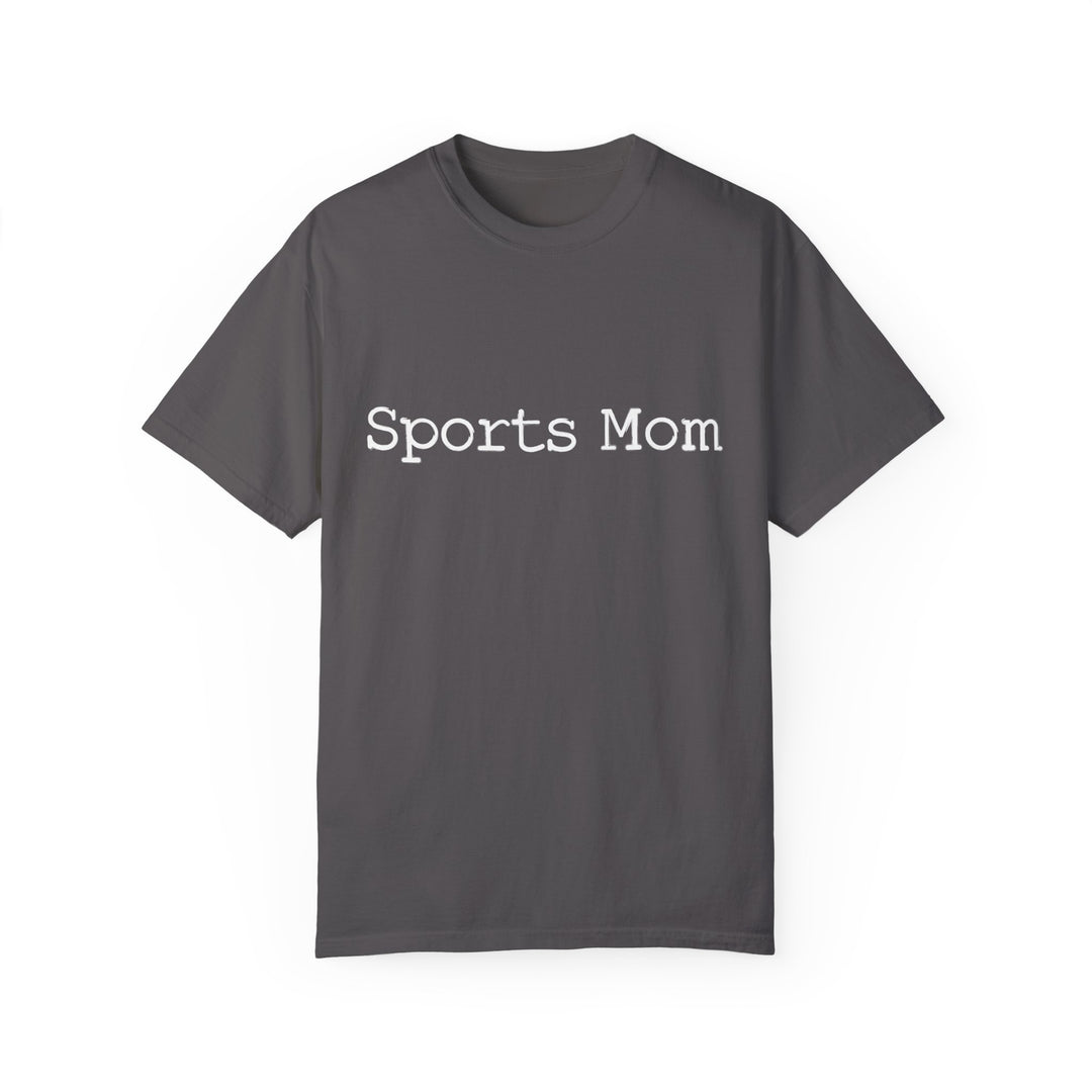 Sports Mom Unisex Adult Premium T-Shirt - Typewriter Design