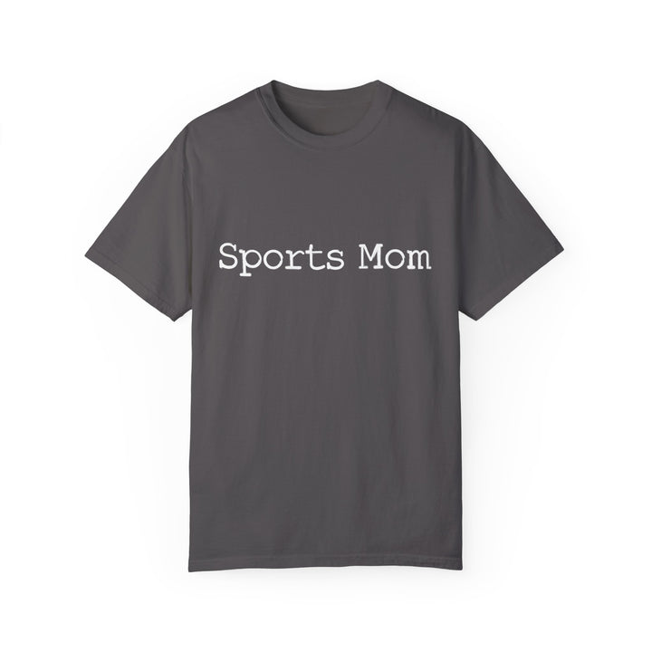 Sports Mom Unisex Adult Premium T-Shirt - Typewriter Design