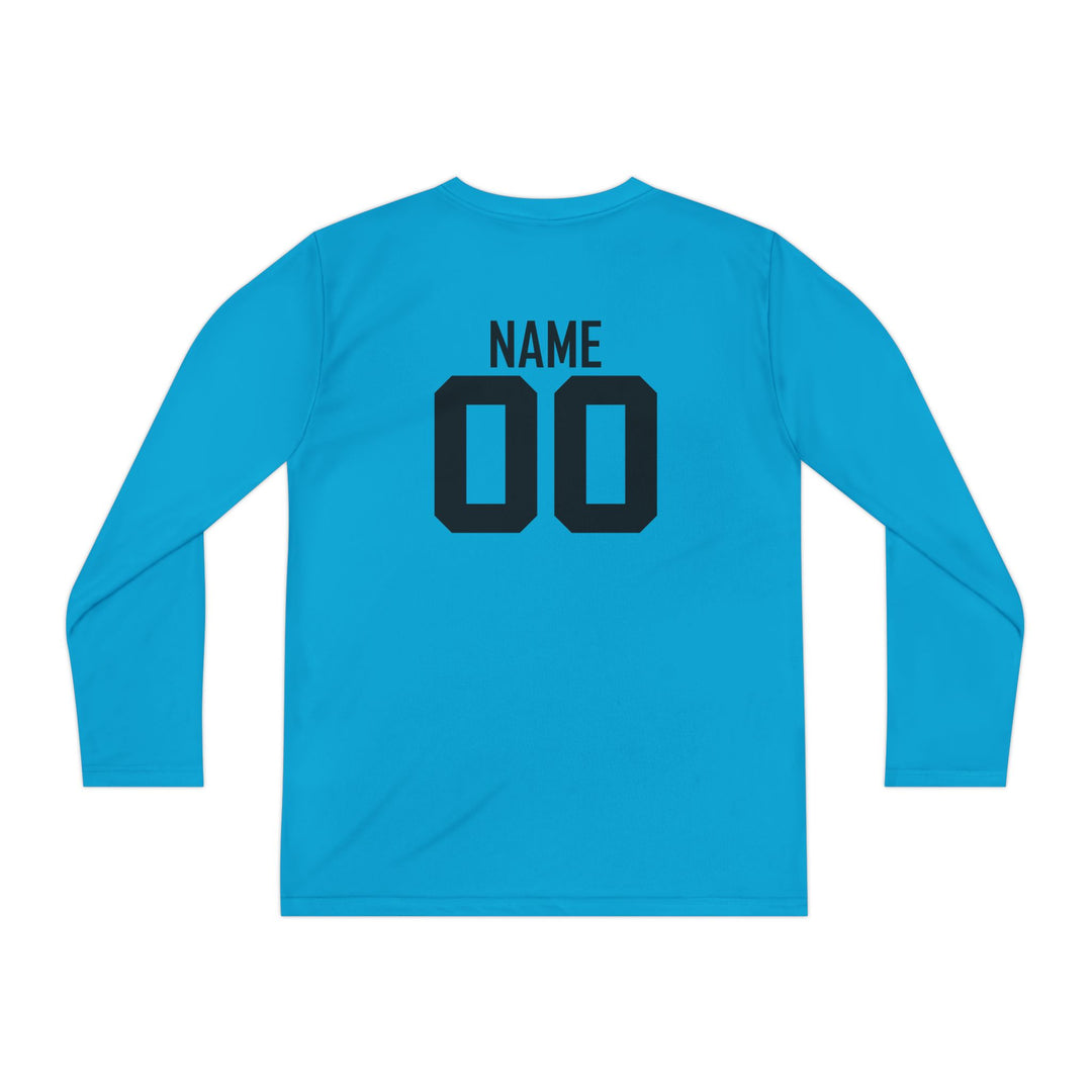 Unisex Youth Long Sleeve Moisture Wicking Shirt