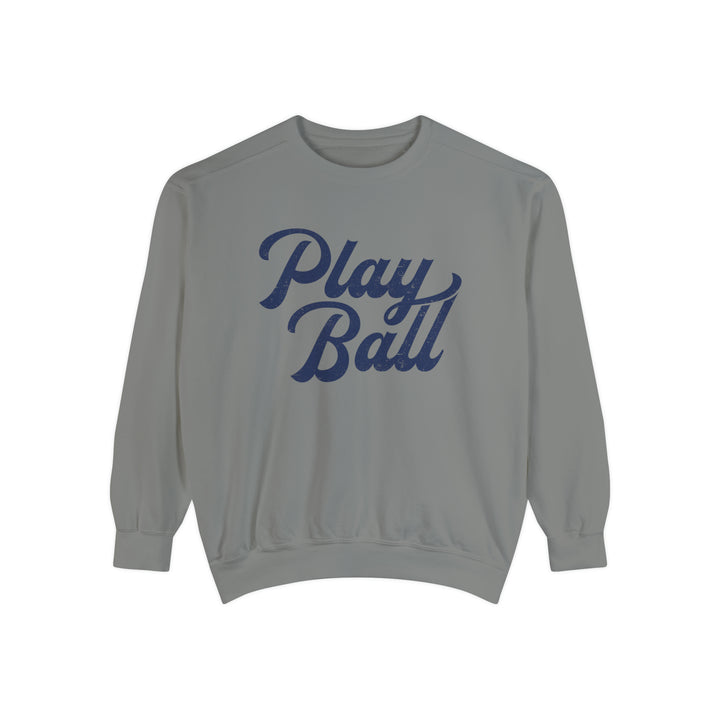 Play Ball Baseball Unisex Adult Premium Crewneck Sweatshirt