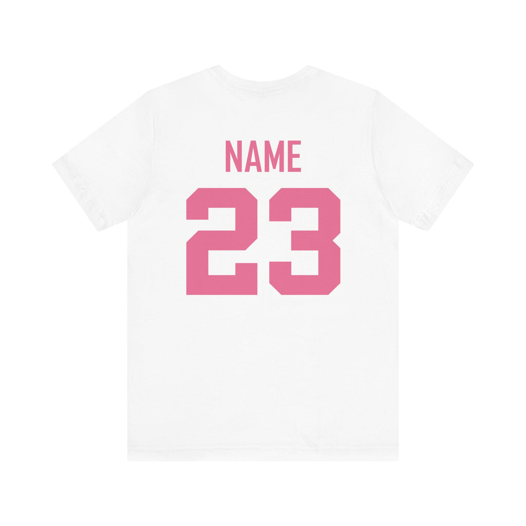 Latrobe Boys Soccer Unisex Adult T-Shirt - Breast Cancer Design