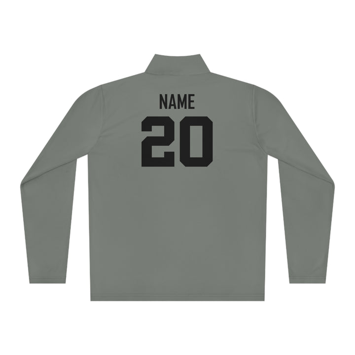 Wheeling Lightningbirds Unisex Adult Long Sleeve Quarter-Zip Pullover - Bird Logo Only