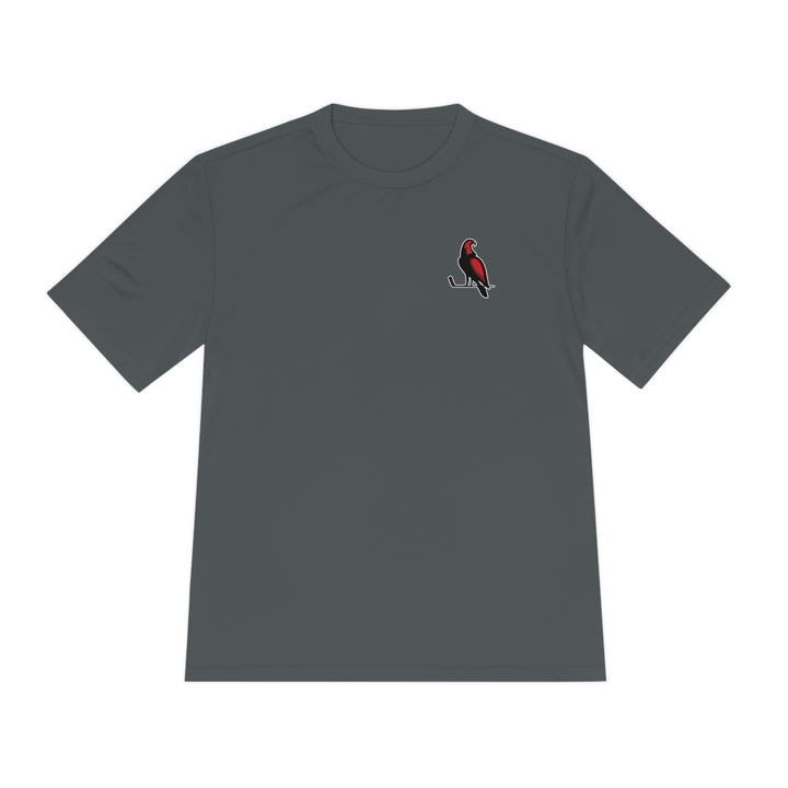 Wheeling Lightningbirds Unisex Adult Moisture Wicking T-Shirt - Bird Only Logo